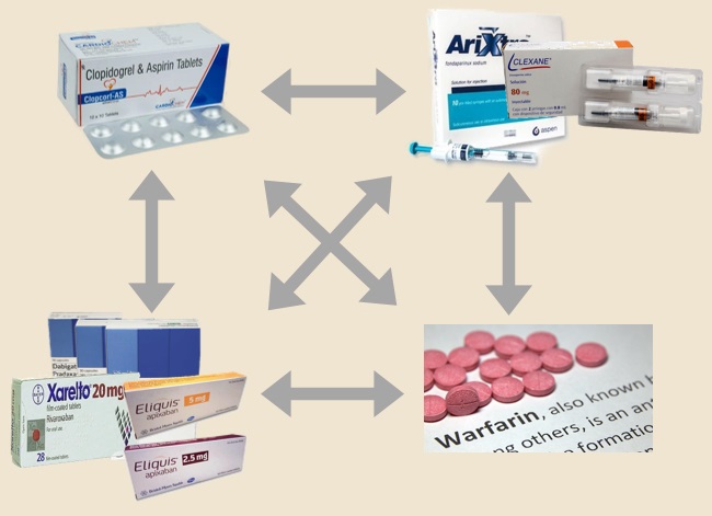 Antithrombotic therapy switching